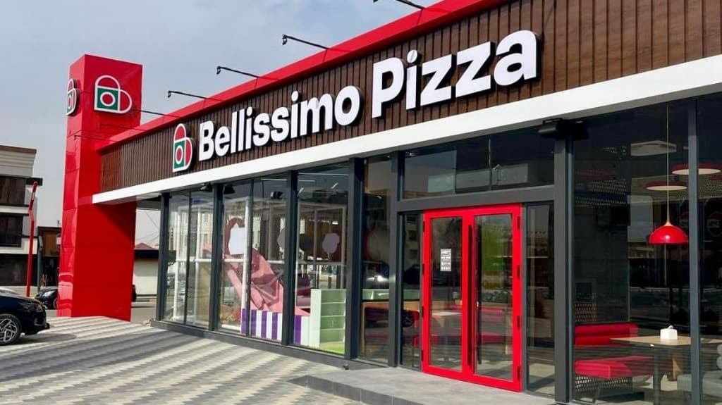 Bellissimo Pizza, внешний вид объекта